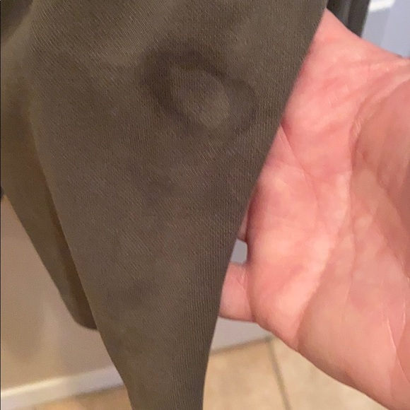 SQWEAR DARK OLIVE V-NECK POLYESTER PULLOVER SZ XL - Picture 3 of 10